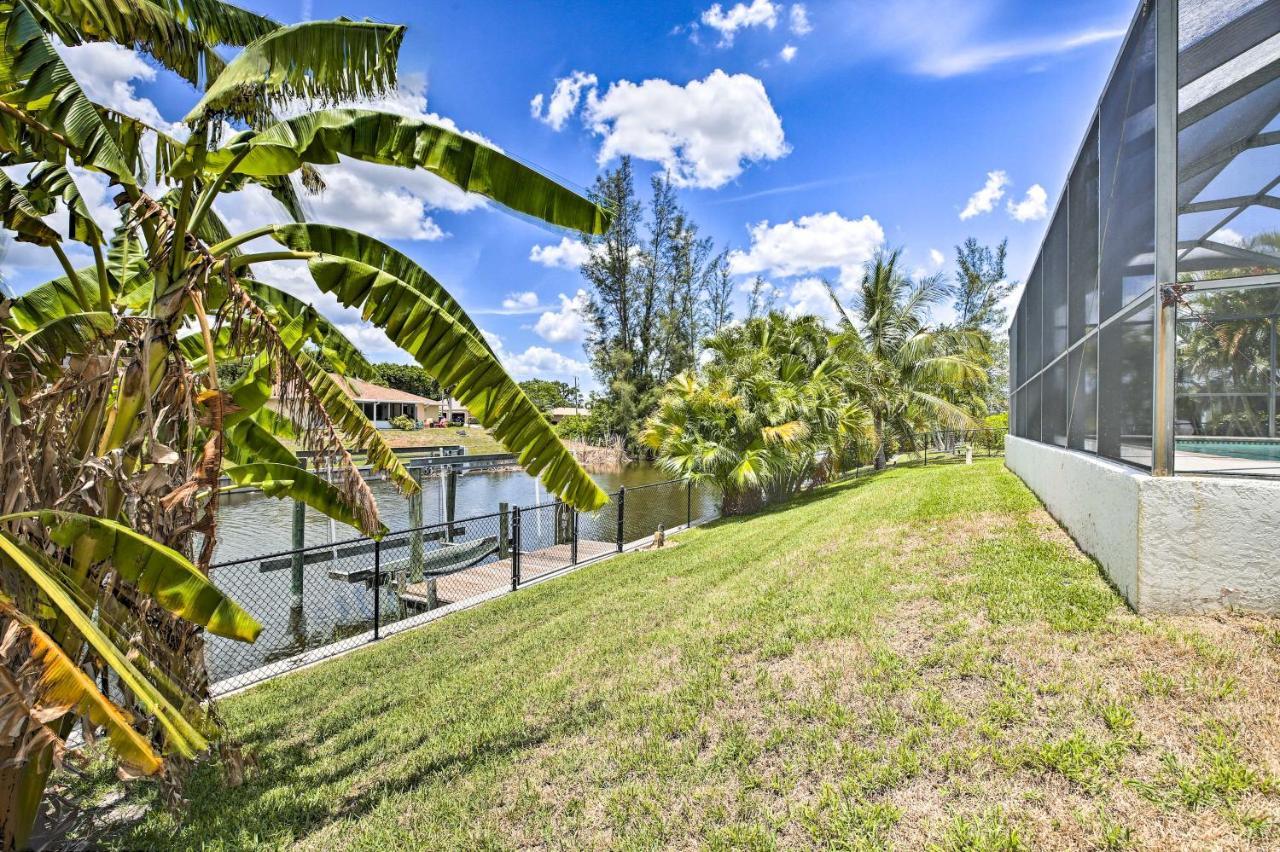 Cape Coral Canalfront Home With Pool And Dock Exteriér fotografie