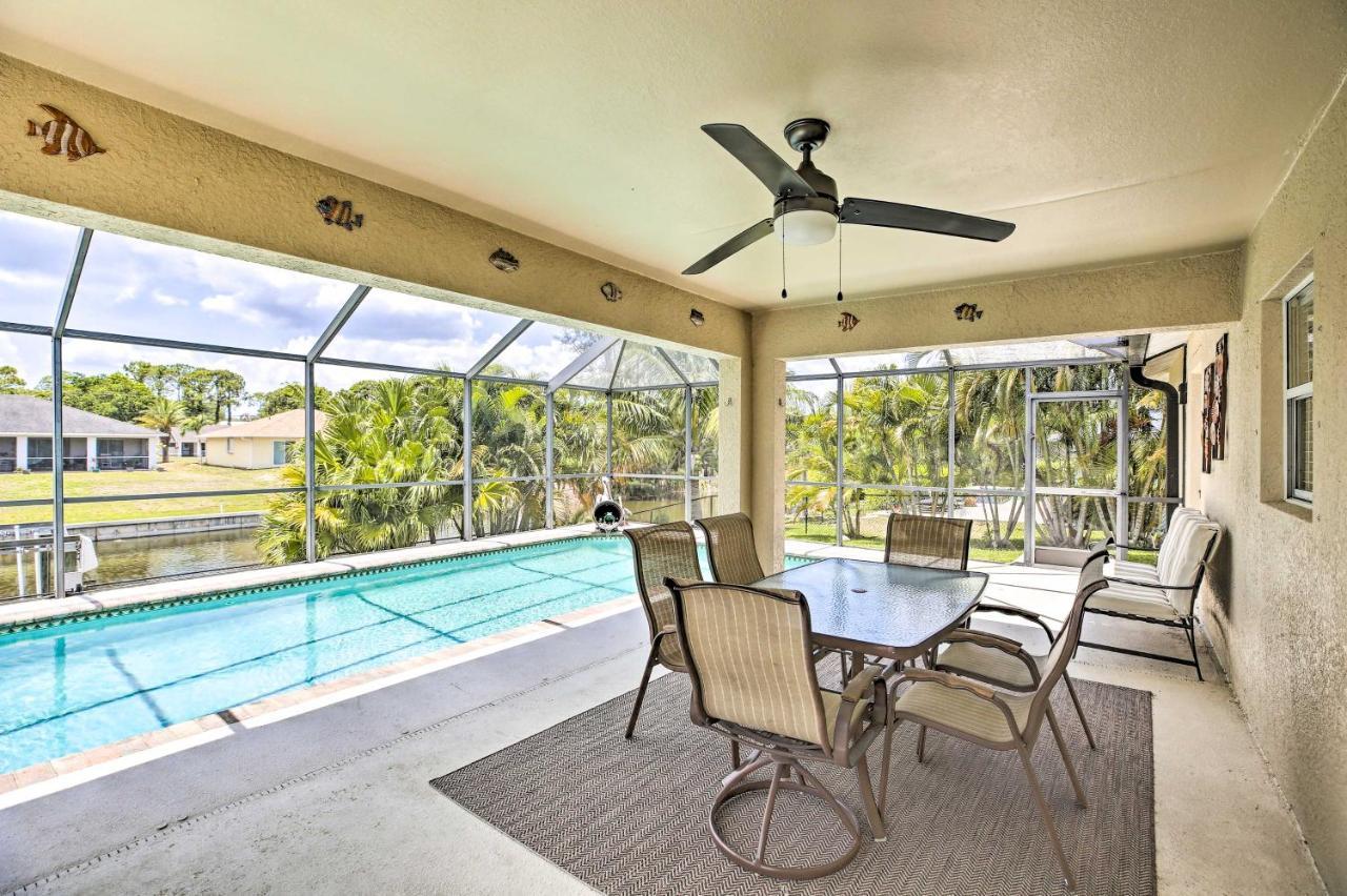 Cape Coral Canalfront Home With Pool And Dock Exteriér fotografie